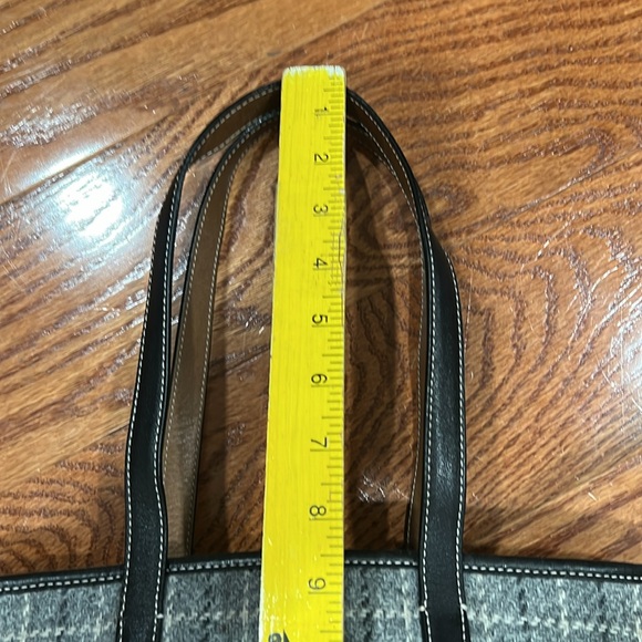 Coach Hampton Wool & Leather Tote - Picture 9 of 9